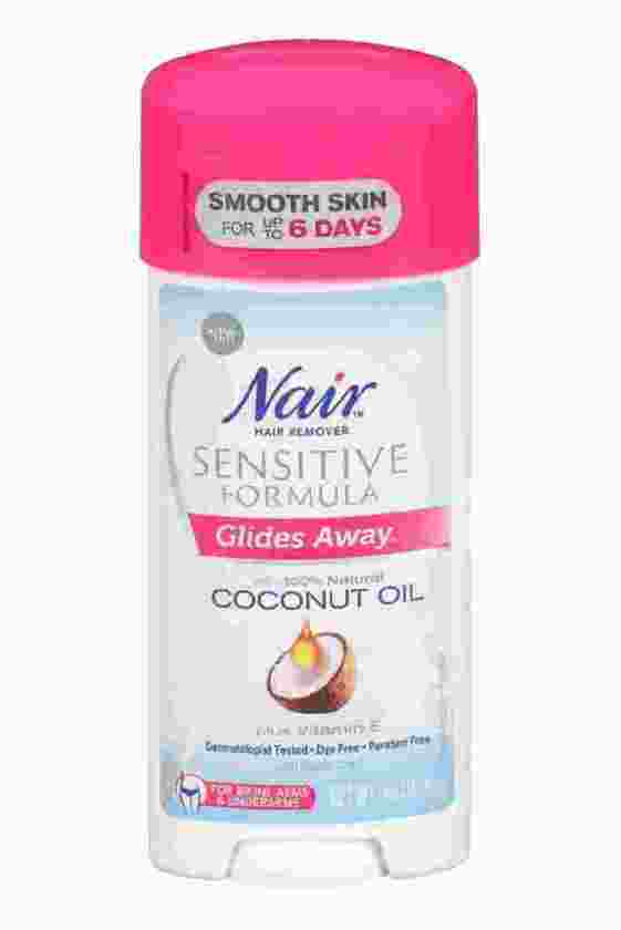 Nair Glides Away Sensitive Formula Hair Remover With Coconut Oil