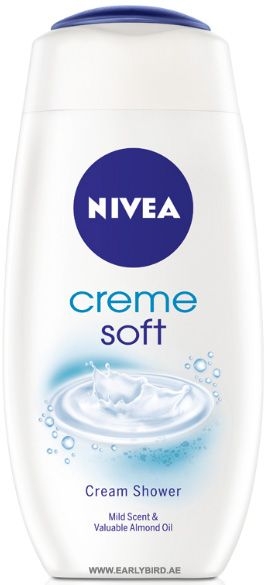 Nivea Shower Gel, Creme Soft, 250ml